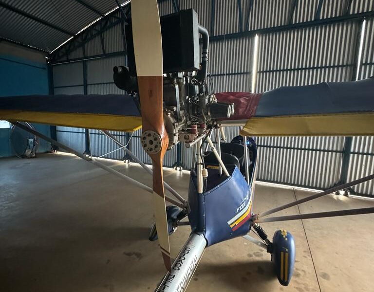 (VENDIDO) FOX V4 - ROTAX 582 ( Flap elétrico, freio a disco, rádio)